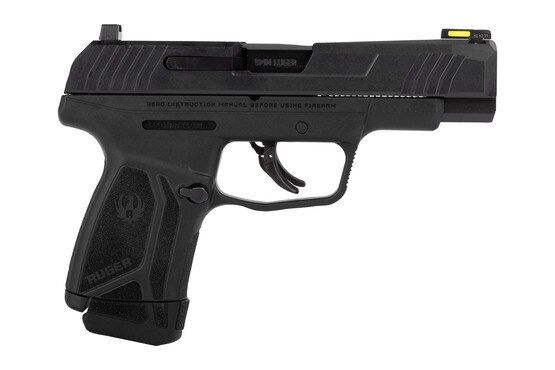 Ruger Max 9 9mm pistol with fiber optic sights.